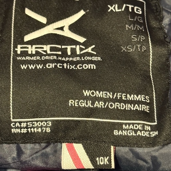 Women’s Arctix Snowsport Cargo Pants Size XL 16-18 Amethyst Melange Snow Pants - Picture 12 of 14